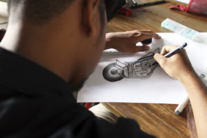 Motorcycle Sketching